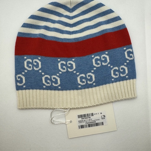 Gucci Other - Gucci Striped Blue and Red Kids Hat - Size M